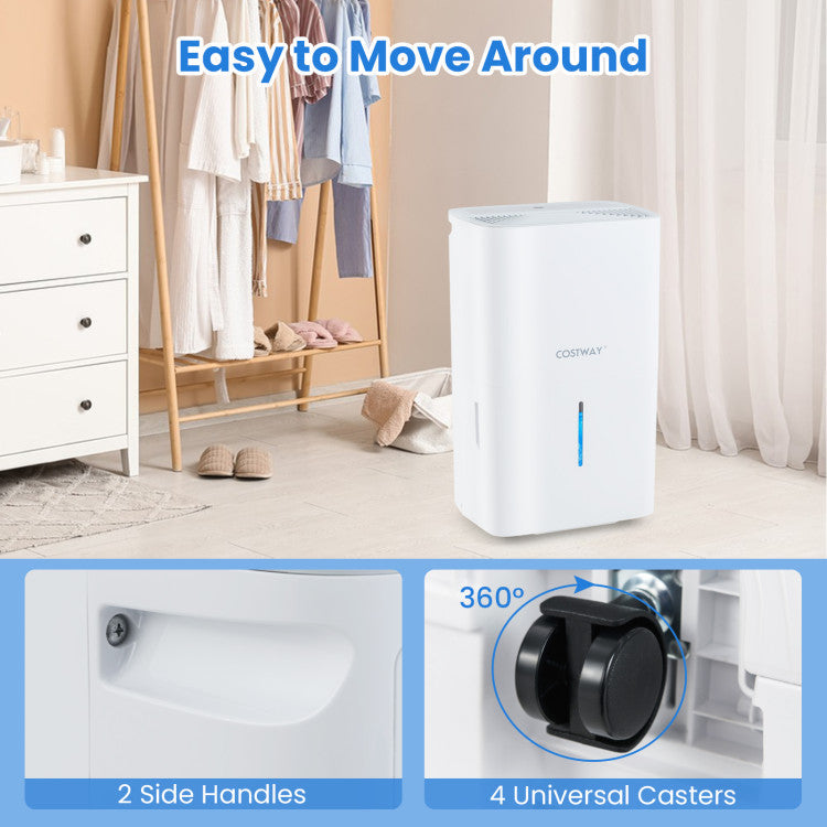 150 Pints Dehumidifier with 24H Timer and LED Display