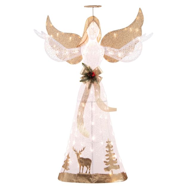 150 cm All-Weather Lighted Christmas Angel Decoration