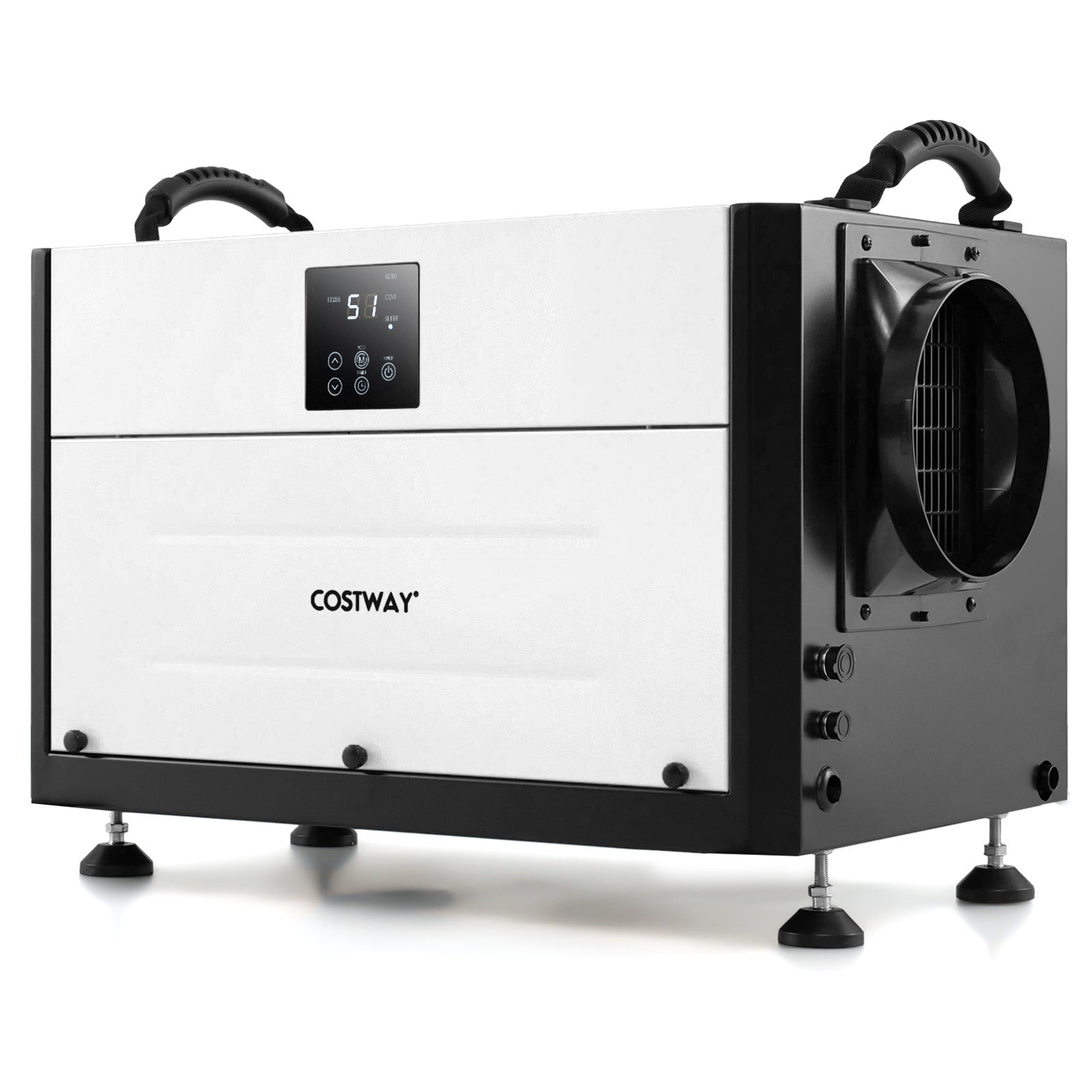 192 Pint Crawl Space Dehumidifier with Remote Control and 24H Timer, Commercial Dehumidifier with Auto Defrost, Memory Function, LED Display for Crawlspaces Basements