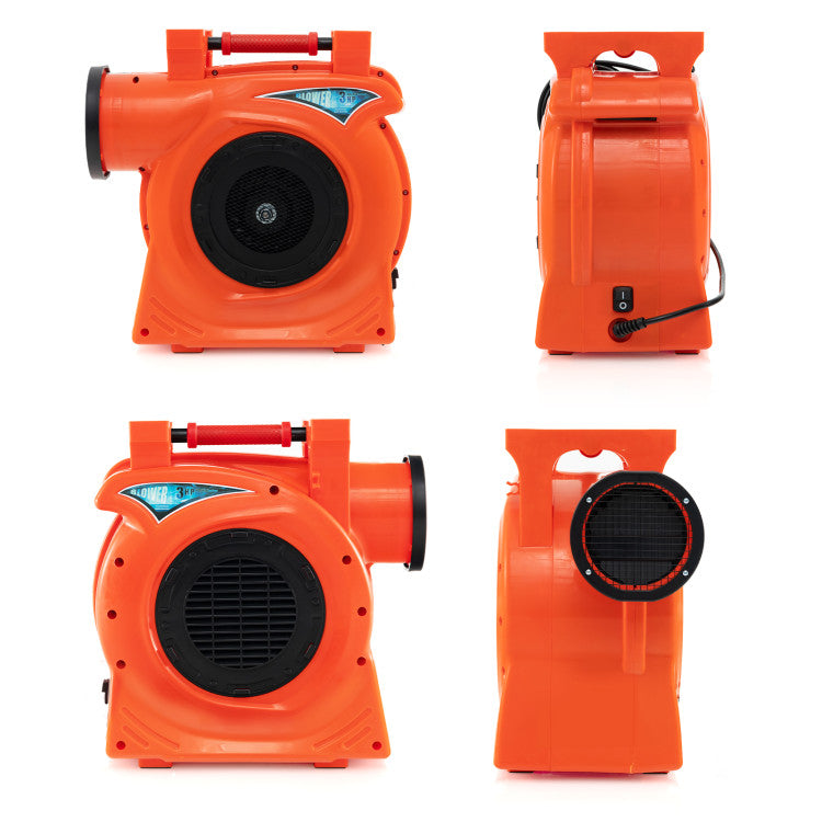 2200W 3HP Portable Commercial Air Blower UL-listed Bounce House Blower for Bouncy Castle
