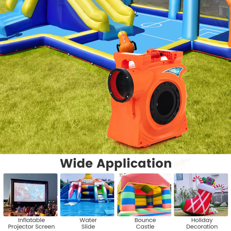 2200W 3HP Portable Commercial Air Blower UL-listed Bounce House Blower for Bouncy Castle