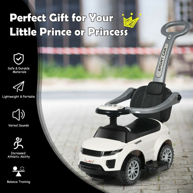 3 in 1 Ride on Push Car Toddler Stroller