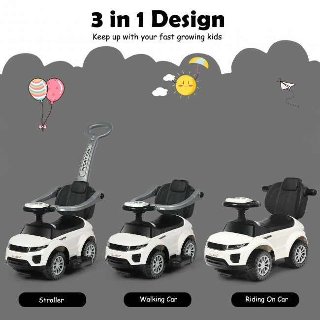 3 in 1 Ride on Push Car Toddler Stroller