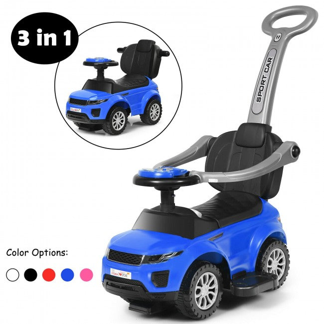 3 in 1 Ride on Push Car Toddler Stroller
