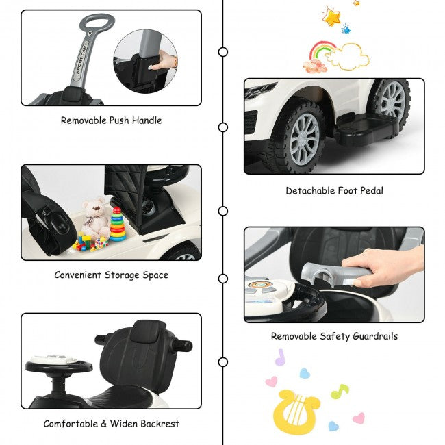 3 in 1 Ride on Push Car Toddler Stroller