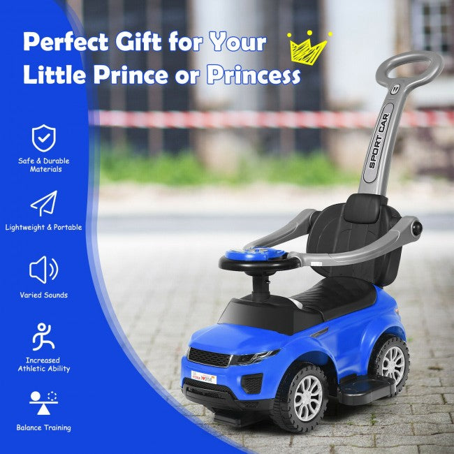3 in 1 Ride on Push Car Toddler Stroller