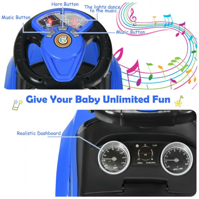 3 in 1 Ride on Push Car Toddler Stroller