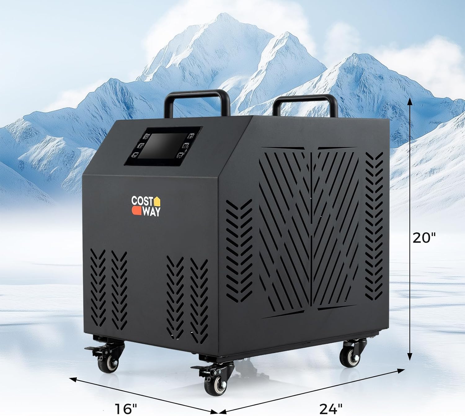 4/5 HP Ice Bath Water Chiller Cold Plunge Tub Chiller with WiFi Control, 2 Filters, Adjust Temperatures, Timers, Insulated Covers