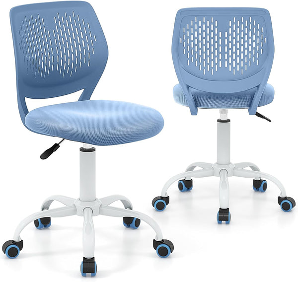 Hikidspace Height-Adjustable Ergonomic Kids Desk Chair, Kids Mesh Computer Chair