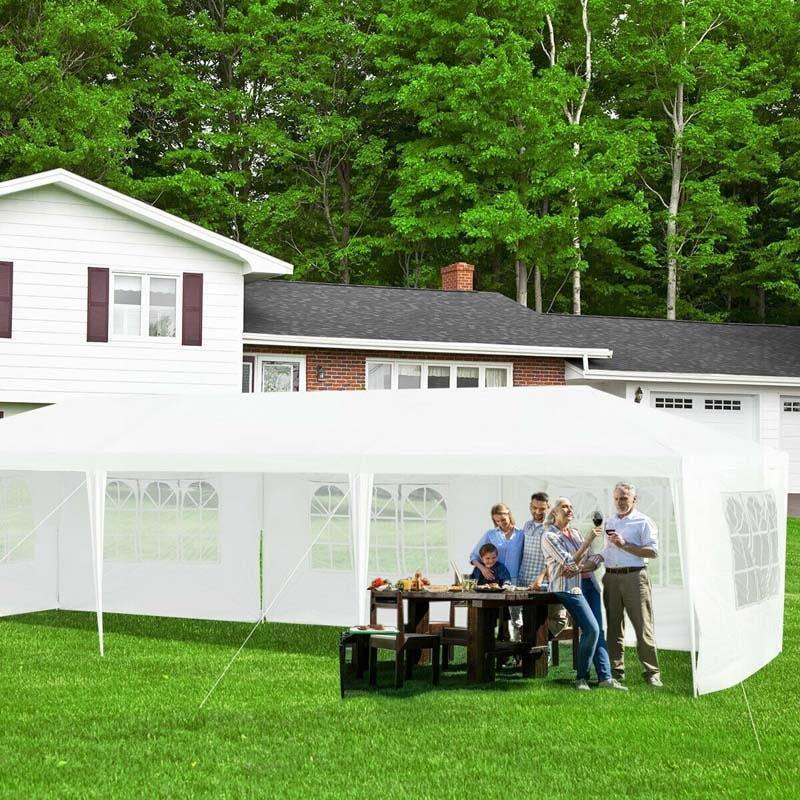 10' x 30' Outdoor Party Wedding Tent Canopy With 5 Sidewall