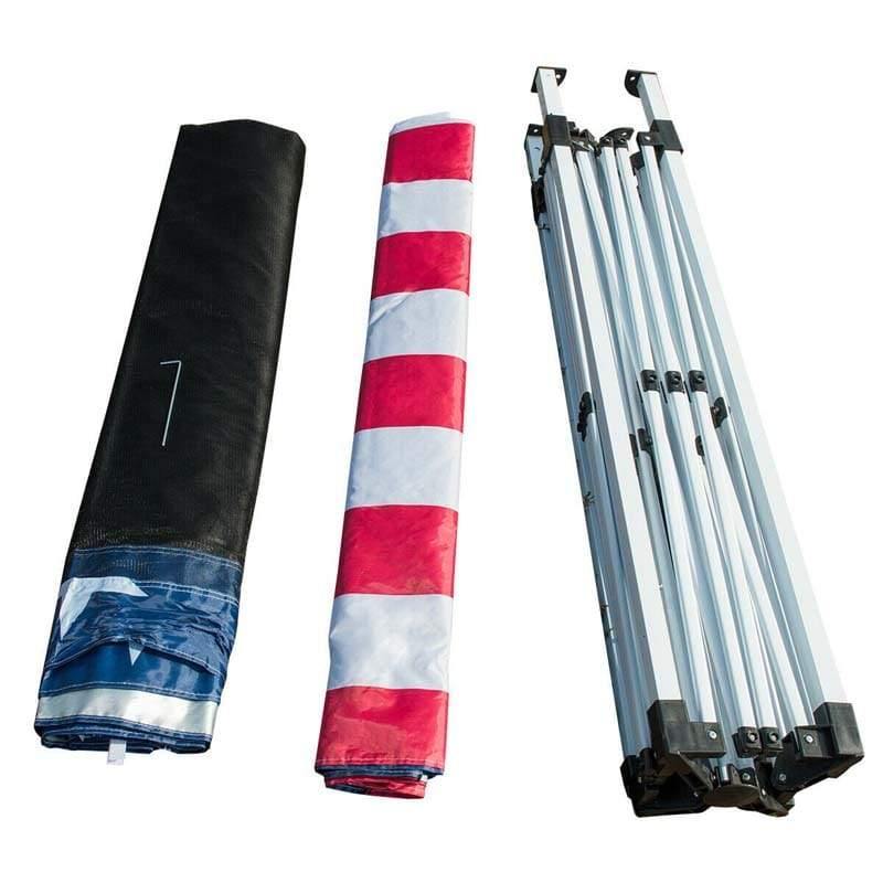 10’ x 10' Pop-up Canopy Tent With American Flag Style