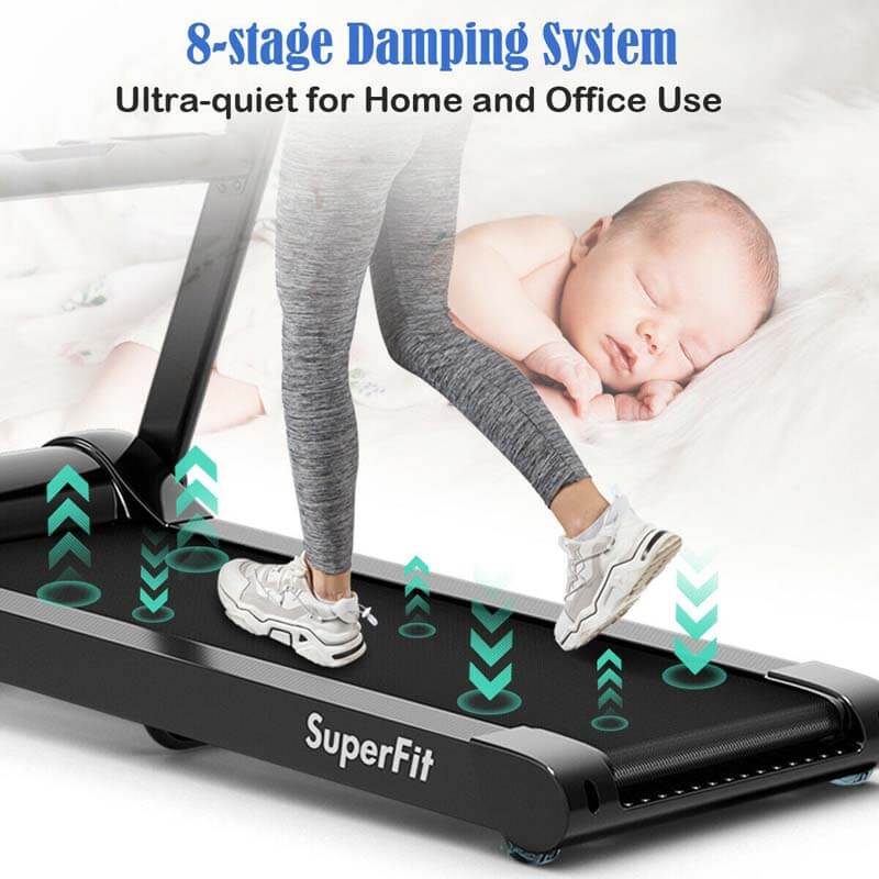 2.25 HP Folding Treadmill Running Cardio Training Machine