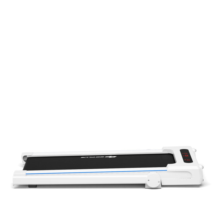 2.25 HP 3-in-1 Electric Folding Treadmill Running Machine with Large Desk and LCD Display