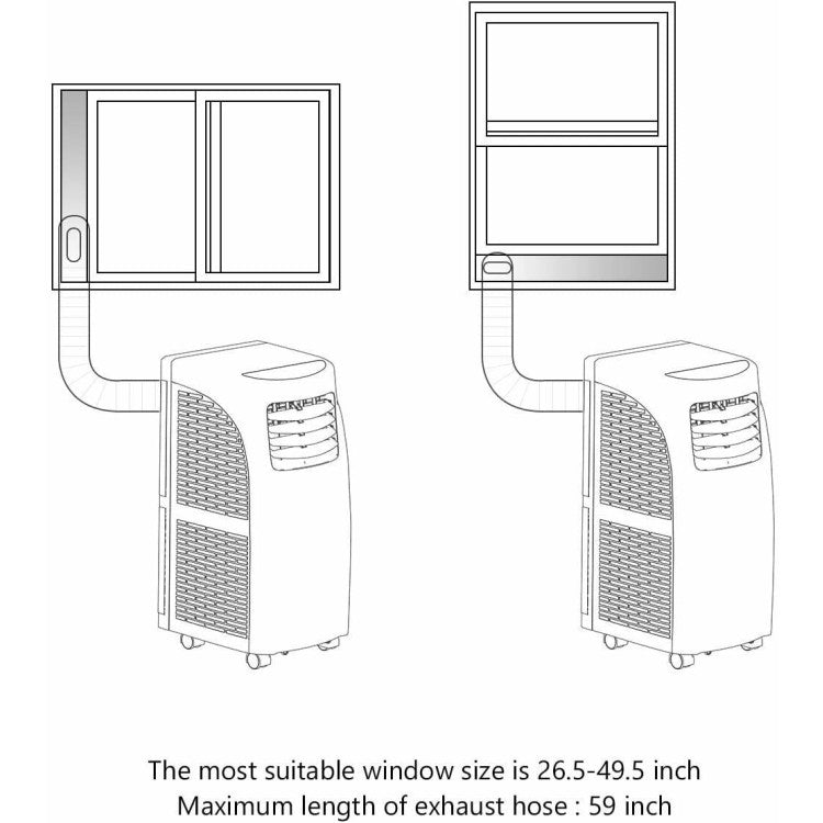 3-In-1 Multifunctional Air Cooler 8000BTU Portable Air Conditioner with Remote Control