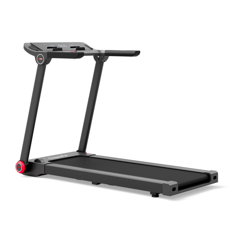 3.75HP Folding Treadmill Freestanding Commercial Heavy Duty Running Machine with LCD Display and 3 Sport Modes