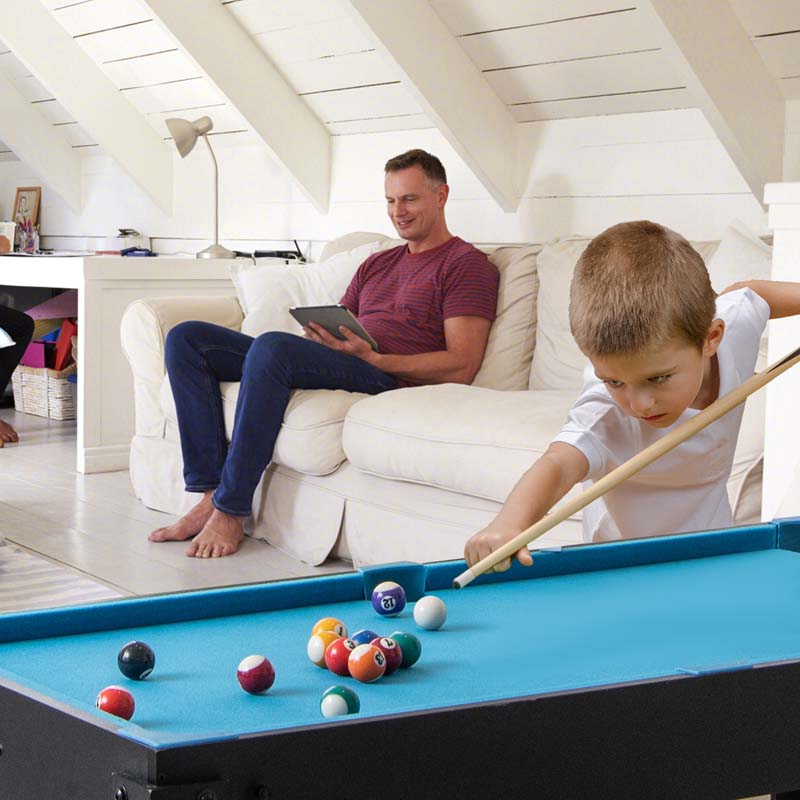 14-in-1 Multi Game Table, 48" Combo Game Table with Hockey, Foosball, Pool, Table Tennis, Basketball, Bowling for Kids Adults, Home Arcade, Game Room