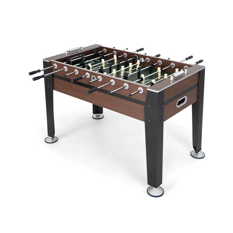 54" Competition Sized Foosball Table for Adults & Kids, Solid Wood Soccer Game Table with 2 Balls for Game Room, Office & Family Entertainment