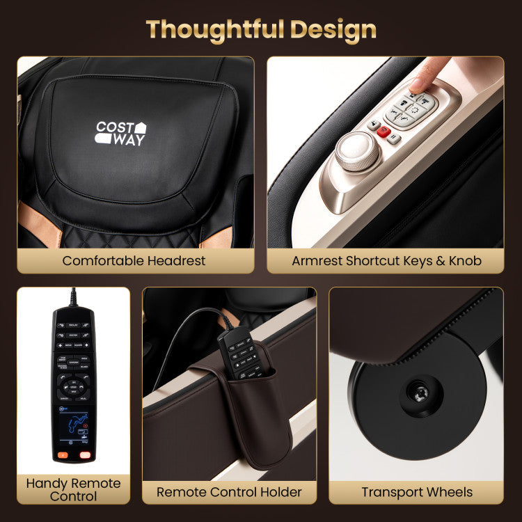 Relaxation 44 - Fully Body Massage Chair with Airbags and Waist Heater