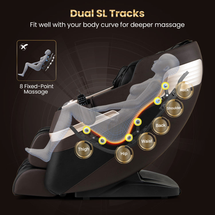 Relaxation 44 - Fully Body Massage Chair with Airbags and Waist Heater