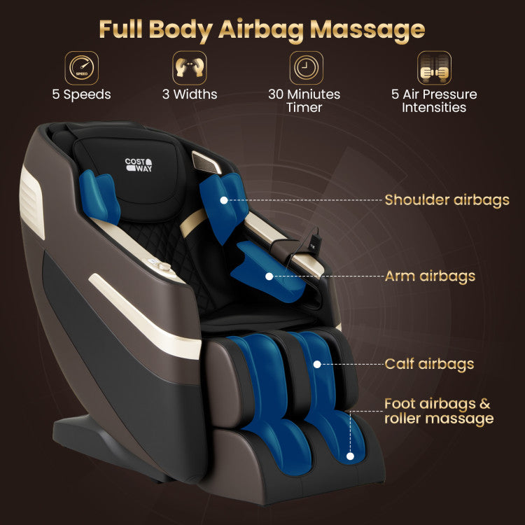 Relaxation 44 - Fully Body Massage Chair with Airbags and Waist Heater