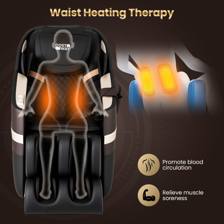 Relaxation 44 - Fully Body Massage Chair with Airbags and Waist Heater