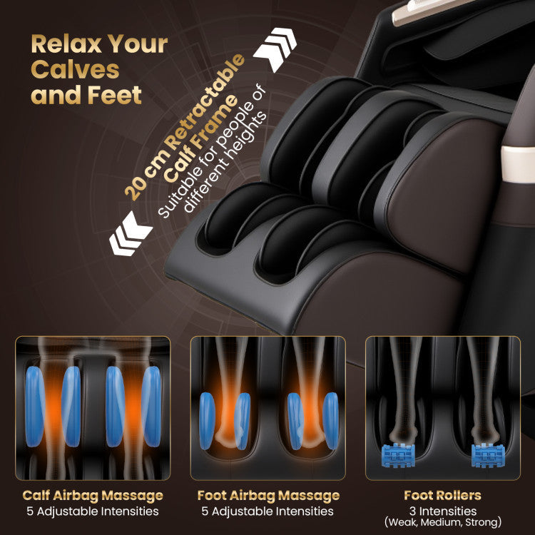 Relaxation 44 - Fully Body Massage Chair with Airbags and Waist Heater
