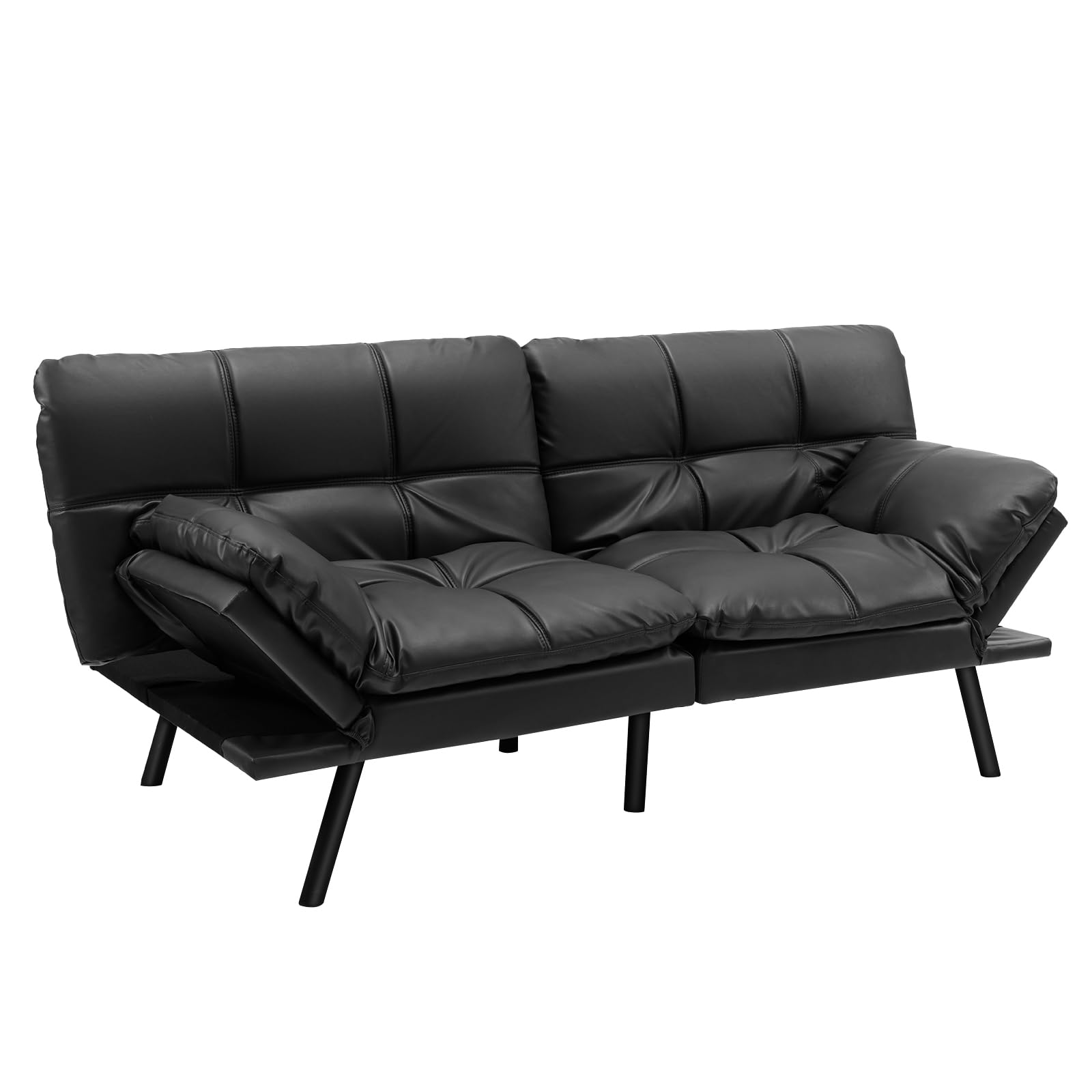 Giantex Convertible Sofa Bed, Memory Foam Futon Couch Bed