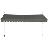 Telescopic Awning Sun Shade, Retractable Canopy Sun Shelter