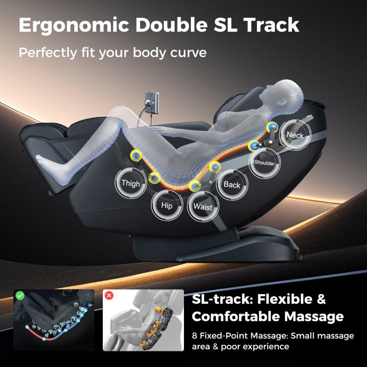 2025 Enjoyment 13 Pro - 4D SL-Track Full Body Massage Chair with Zero-Gravity Design