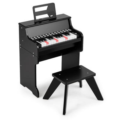 Hikidspace 25 Keys Kids Piano Keyboard with Stool for Boys and Girls Aged 3+ Years Old
