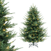 1.8M/2.1M Pre-lit Artificial Christmas Tree with 778/1090 Branch Tips and 240/340 Warm White LED Lights
