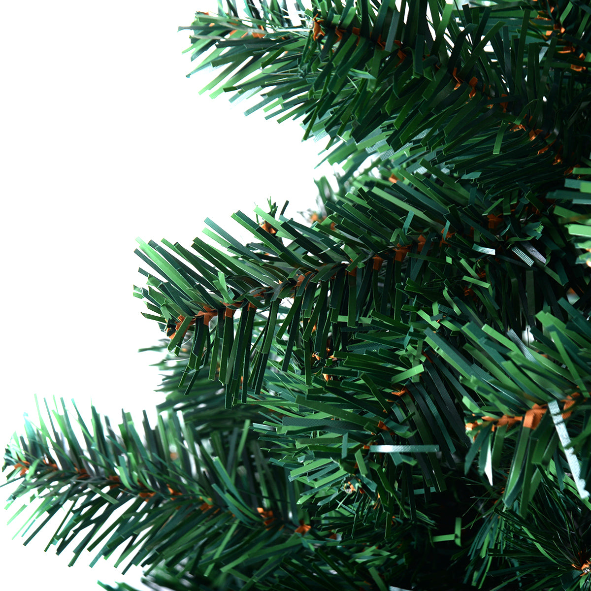 2.1m Artificial Christmas Tree Xmas Pine Tree with Solid Metal Legs