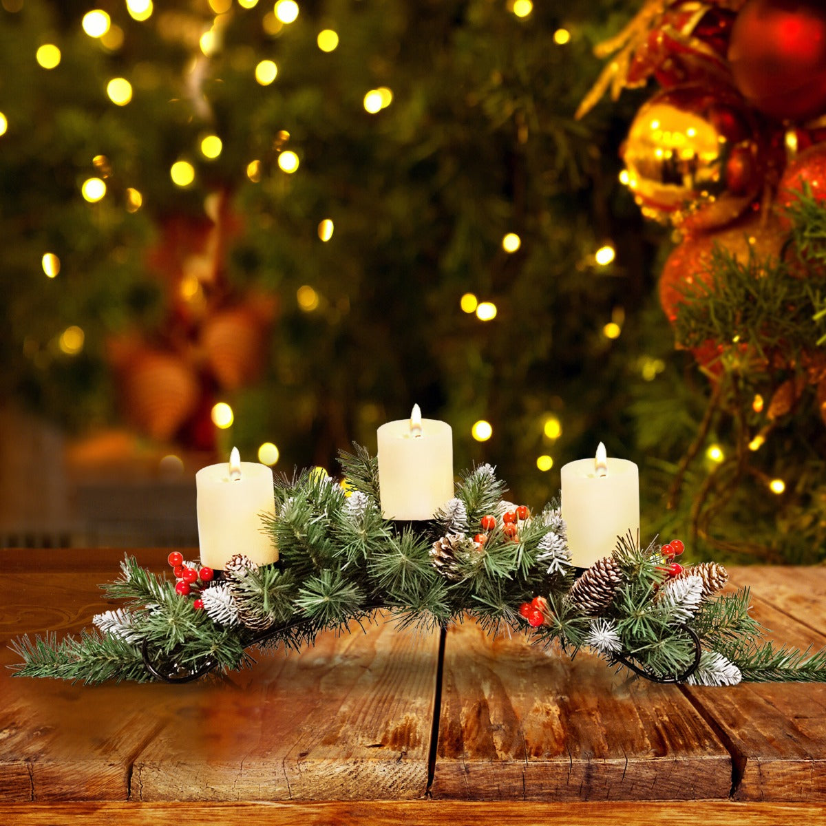 1.8M White Artificial Holiday Christmas Tree with 600 PVC Tips for Christmas Decoration