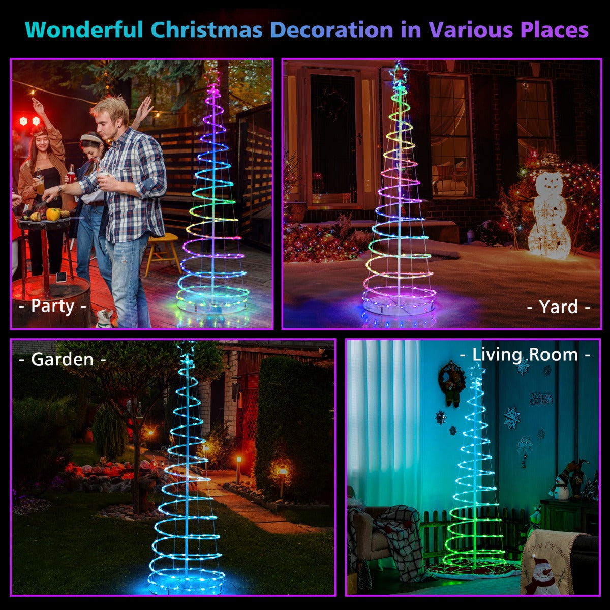1.83M Inflatable Christmas Dinosaur with LED Lights for Yard & Party