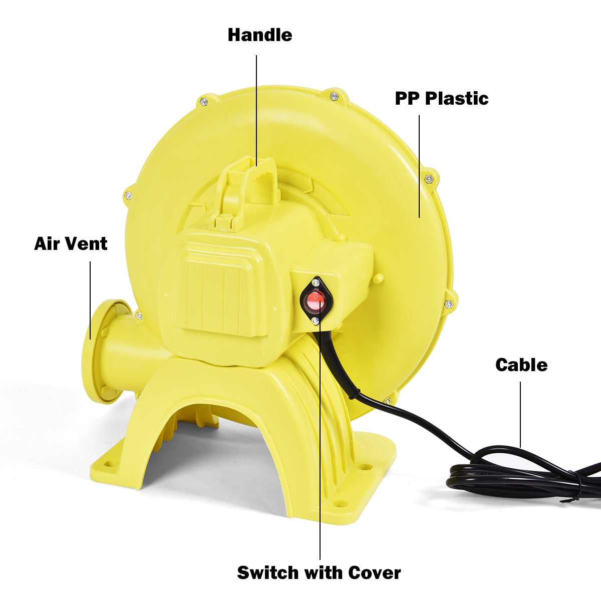 450W Electric Air Fan Blower for Inflatable Bounce House