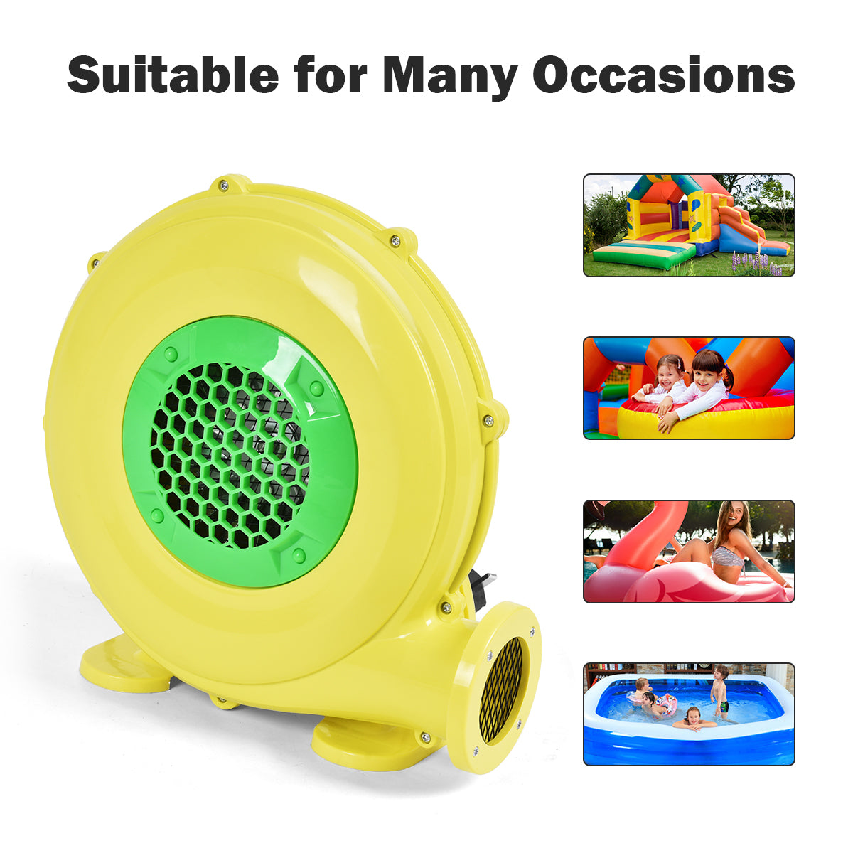 450W Electric Air Fan Blower for Inflatable Bounce House