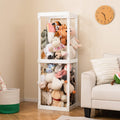 Hikidspace 300L Large Stuffed Animal Storage, Space-saving Plush Toy Cage w/Open Top & Elastic Cords