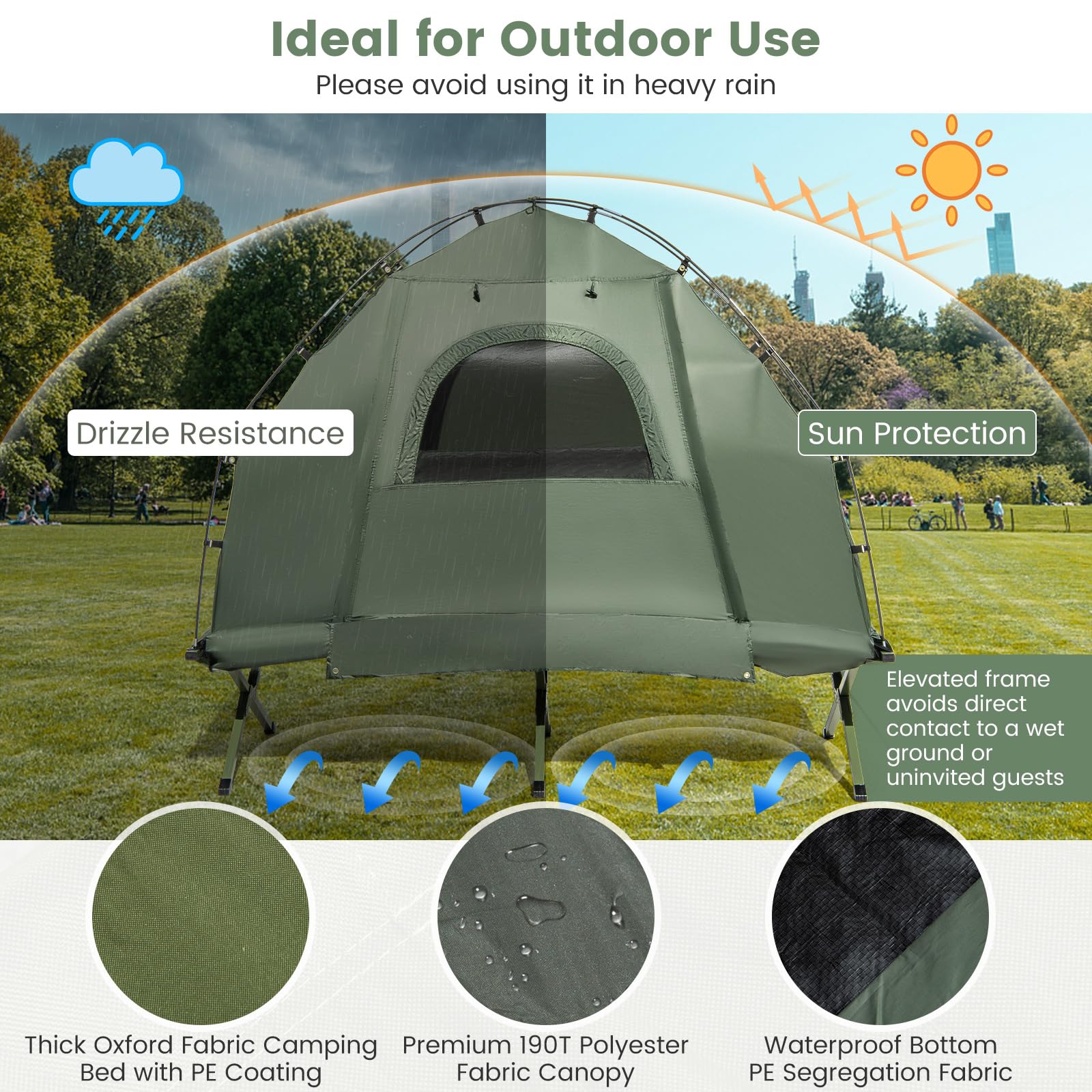 5-in-1 Multifunctional Outdoor Tent