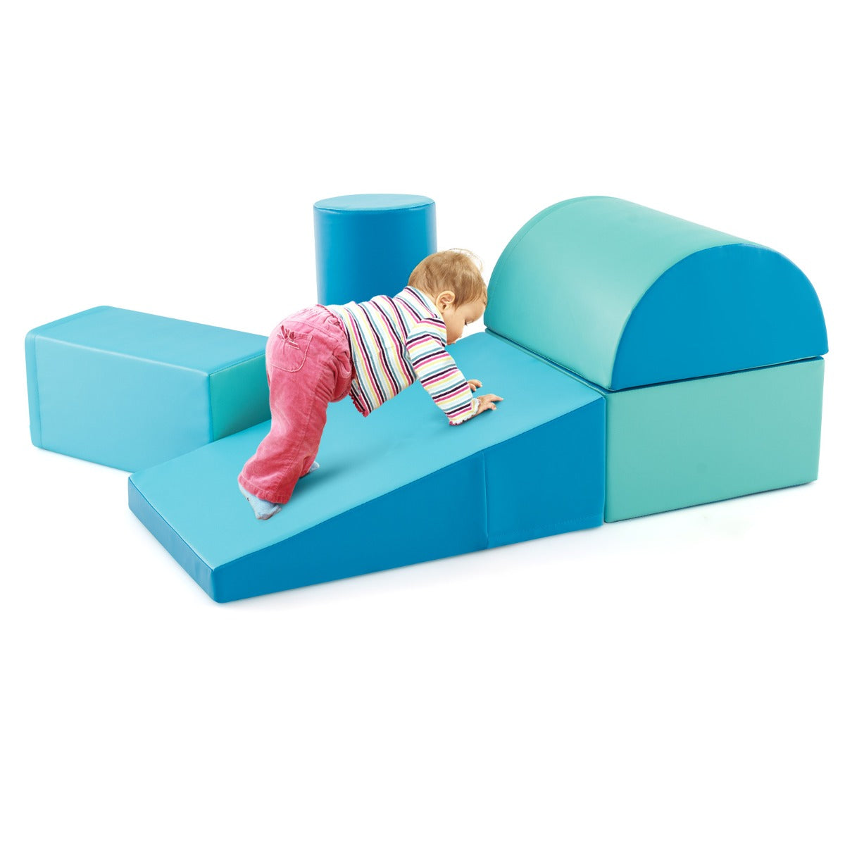Kid Crawl Climb Foam Shapes Playset for Toddler