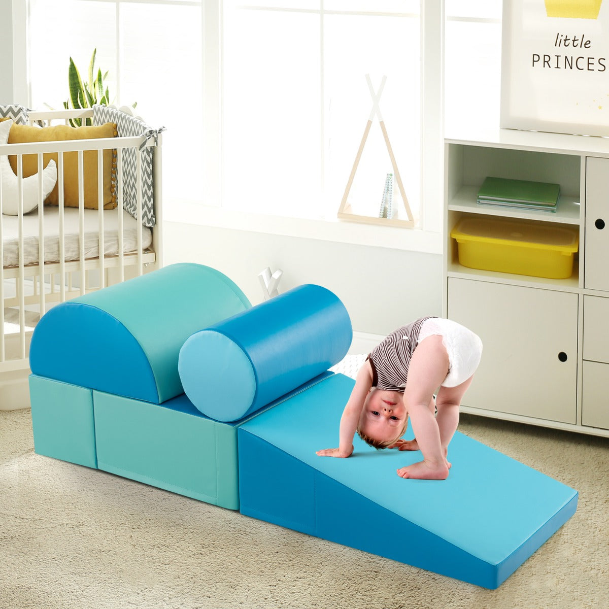Kid Crawl Climb Foam Shapes Playset for Toddler