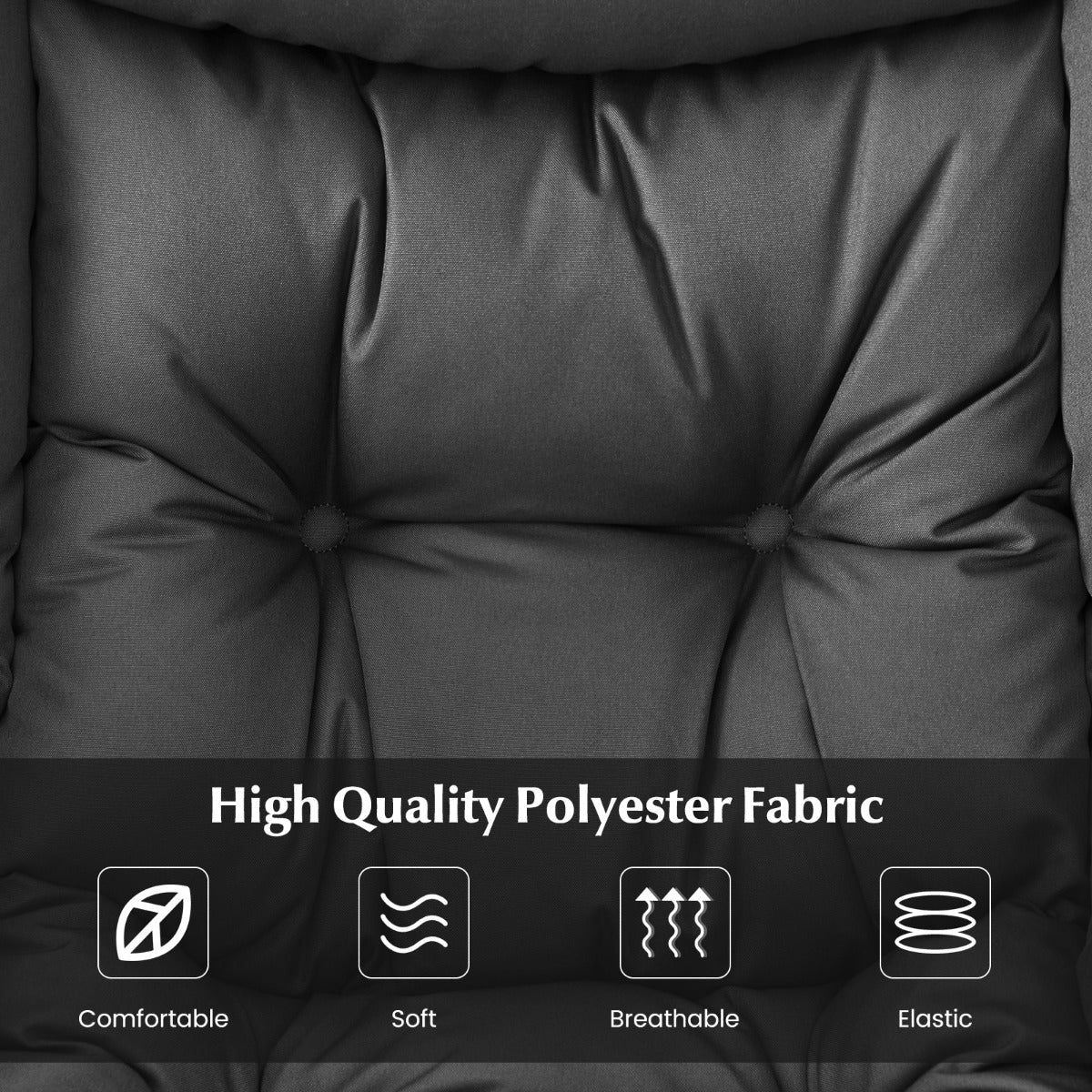 Modern Lazy Chair with Ottoman Pillow Armrests Side Pocket