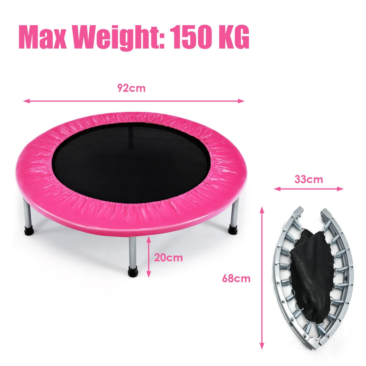 Portable Recreational Fitness Rebounder for Kids