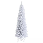Artificial Pencil Christmas Tree W/ PVC Branch Tips for Holiday Decoration White