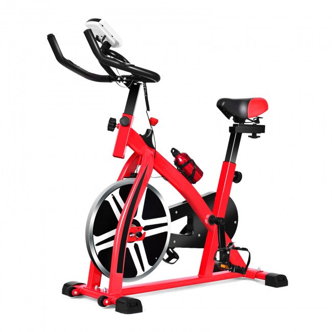 Indoor Adjustable Exercise Bike Cycling Training Bicycle with Adjustable Resistance for Cardio Fitness