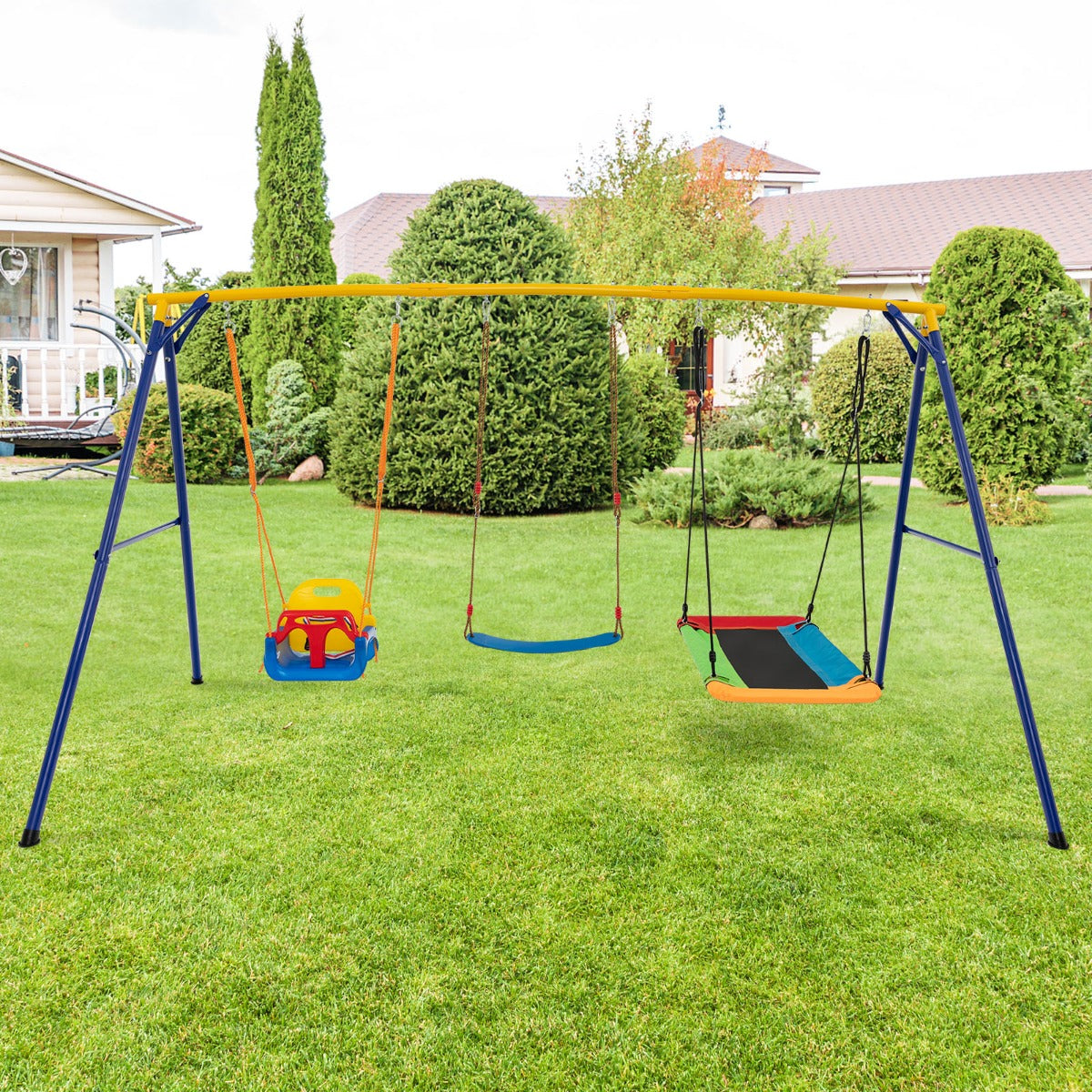 300 KG Heavy Duty Carbon Steel Swing Frame with Belt Swing