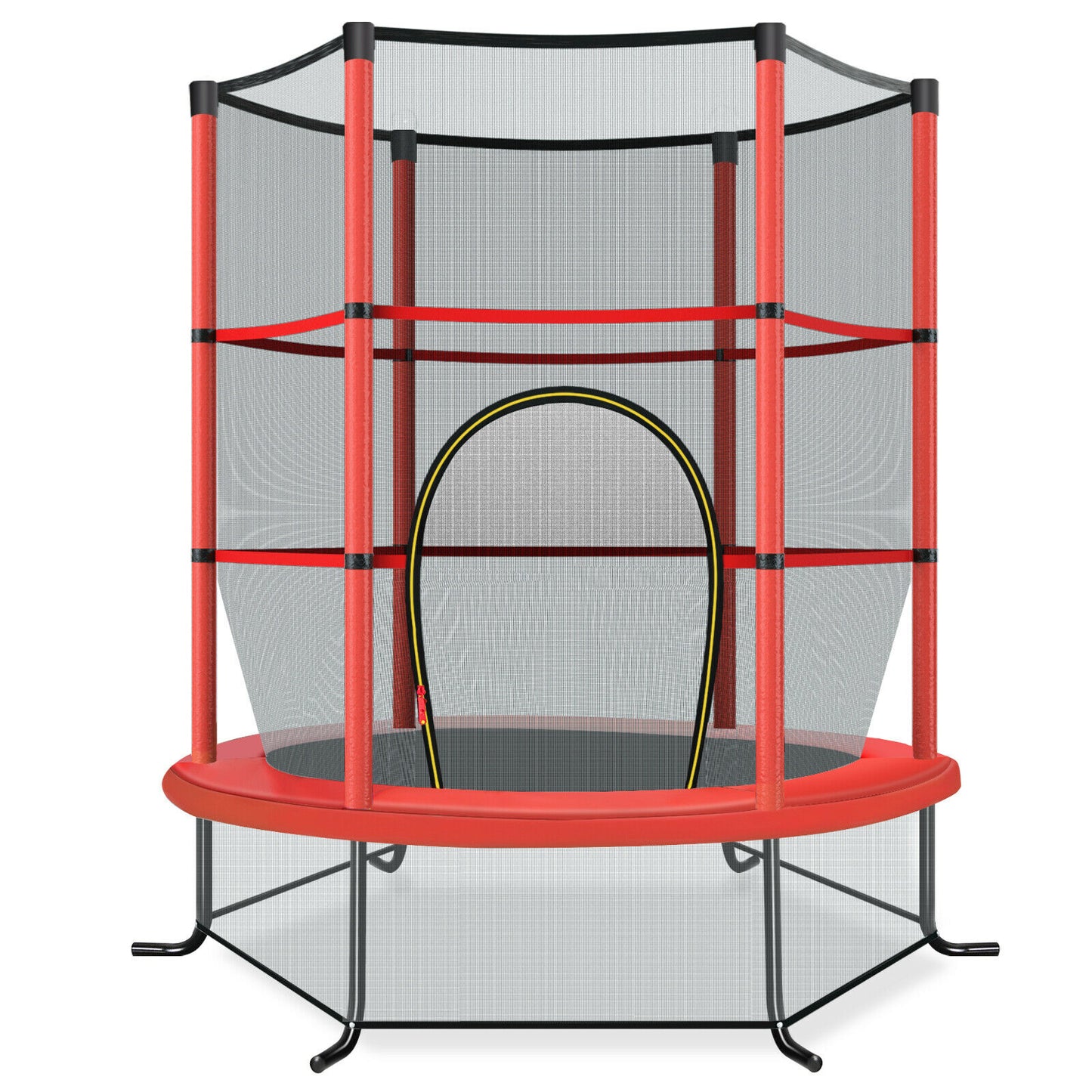 Mini Kids Trampoline with Enclosure Net for Family Games