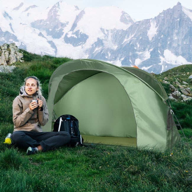 1 Person Portable Camping Tent Cot Outdoor Compact Tent
