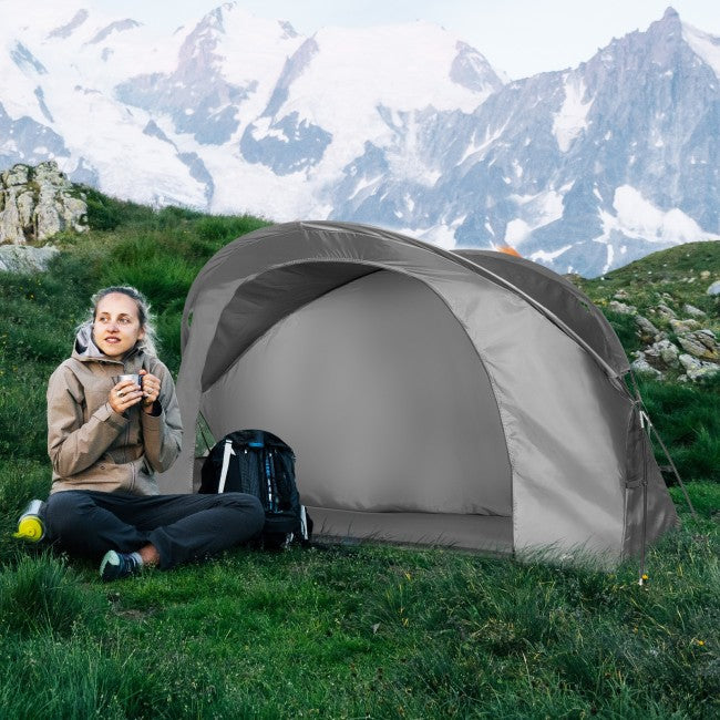 1 Person Portable Camping Tent Cot Outdoor Compact Tent