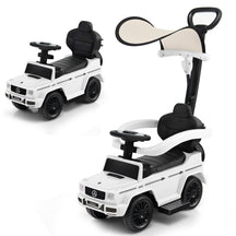 3-in-1 Licensed Mercedes Benz Ride on Push Car