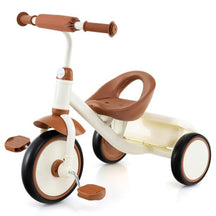 Toddler Tricycle, Kids Trike with Adjustable Seat and Storage Basket